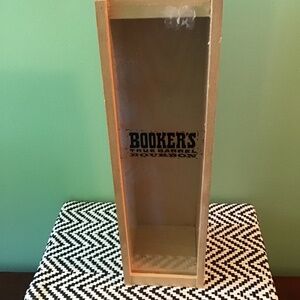 Bookers Bourbon‎ Whiskey Wooden Crate Box Display Decor